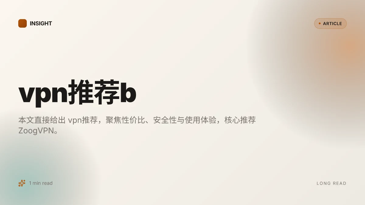 VPN推荐b